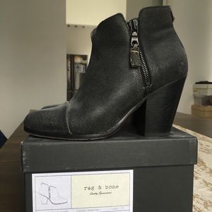 Pre-loved Rag & Bone Margot granite bootie size 37